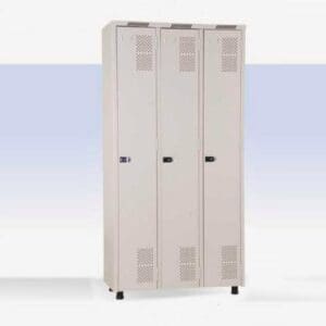 Roupeiro de aço 3 portas Inteiras