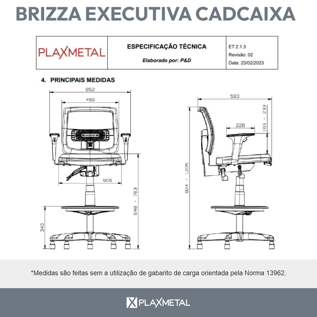 Brizza Tela Executiva Caixa - Imagem 4