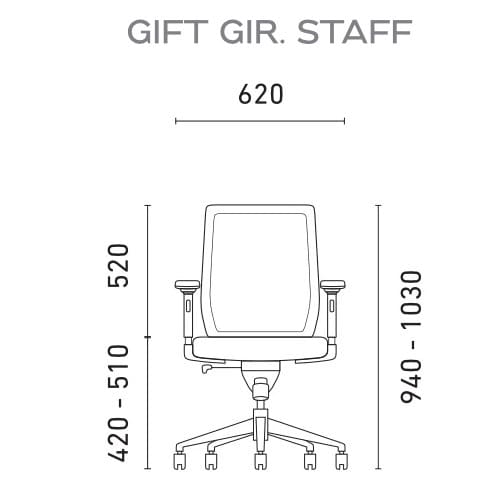 Gift Staff Preta Giratória - Imagem 3
